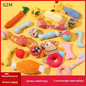 Wholesale Durable Cotton Rope <strong>Dog</strong> Chew Toys Eco Friendly Puppy Training Interactive Pet Supplies Teeth Cleaning - Product Image 2