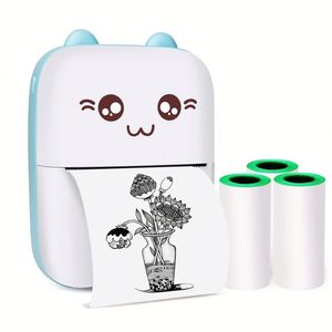 Phổ biến Mini Pocket ảnh Sticker máy in nhãn di động di động máy in nhiệt 203dpi không dây BT Android i OS điện thoại 2023 - Product Image 1