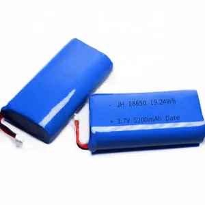 סוללה 18650 מותאם אישית 3.7 סוללות נטענות v l-ion 2600mah 3000mah 3500mah 5200mah 6000mah חבילת סוללות 6400mah עבור התקן