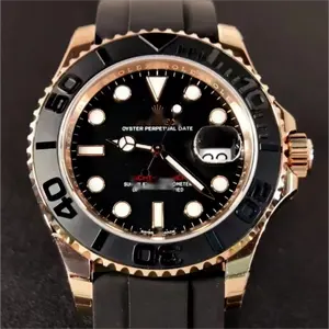5A劳力士顶级品牌7750计时橡胶皮带机芯手表3小表盘手表自动机械服务手表