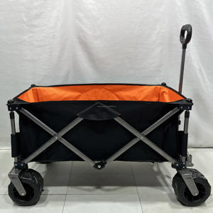 รถเข็นแคมป์ปิ้งกลางแจ้งขนาดใหญ่ปรับแต่งได้ พับเก็บง่าย พร้อมหลังคาสำหรับชายหาด รองรับ OEM - Product Image 2