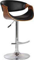 Chaise de bar au design moderne haut de gamme avec dossier élégant et base antidérapante pour îlot de cuisine et sièges de café
