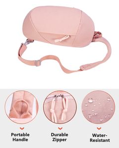 Water-Resistant RFID-Blocking <b>Sling</b> <b>Bag</b> with Multi-Compartment Pockets for Secure Stylish Daily Use - Product Image 5