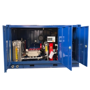 Machine à hydrojet 2800 bars, débit 16 L/min, pour l'élimination de la rouille et de la peinture dans les chantiers navals, avec buse <span class=keywords><strong>Barracuda</strong></span> - Product Image 6