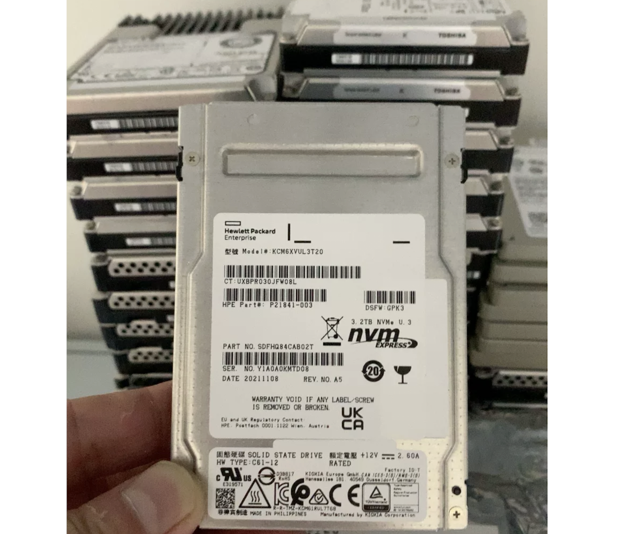 HPE U.3 CM6 12.8T SSD - Reliable Server Storage Solutions