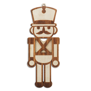 Ornement de Noël en bois découpé <span class=keywords><strong>au</strong></span> laser sur mesure, écologique, style art populaire, pour chaussette de Noël, décorations de Noël XAMS - Product Image 3