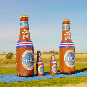 Tùy chỉnh quảng cáo khổng lồ chai rượu vang lớn thổi lên có thể bên ngoài trời tổ chức sự kiện <span class=keywords><strong>Inflatable</strong></span> chai bia bóng bay cho quảng cáo - Product Image 2