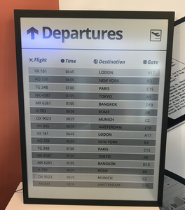 Pantalla Eink Grande de 41.2'' para Señalización Publicitaria para Gobierno, Educación, Transporte Público, Instalaciones Comunitarias - Product Image 1