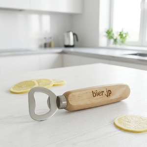 Wholesale Custom Wooden Beer Bottle Opener with Laser Logo - <strong>Bar</strong> <strong>Tool</strong> &amp; Wedding Party Favors - Product Image 4