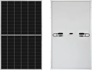 Panneau solaire monocristallin MWT BIPV 600W, efficacité 21,2%, garantie 25 ans, CE ISO, tout noir, double vitrage pour photovoltaïque - Product Image 1