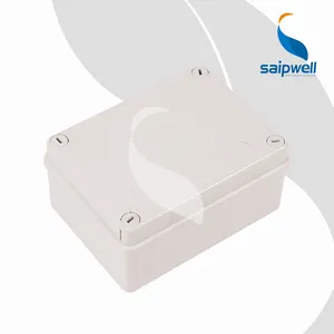 Saip IP55 IP56 Seal Watertight Rectangle Wiring Cable Input Output Terminal Enclosure