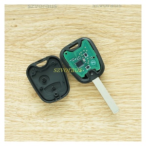 <span class=keywords><strong>Clé</strong></span> télécommande 2 boutons Szvoraus Peu sans logo (Peu-RK-02EPY) 433 MHz/46 Chip/<span class=keywords><strong>307</strong></span>/VA2 Blade/Déverrouillage/Verrouillage ABS Noir - Product Image 4
