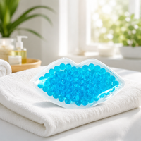 Compresse de gel froid réutilisable pour les lèvres, à double usage chaud et froid, compatible congélateur et micro-ondes, pour le soulagement de la douleur et de l'stress
