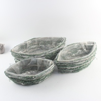 Fournisseur chinois de pots et jardinières en rotin, plantes en écorce de bouleau, jardinière de haute qualité, décoration de balcon extérieur