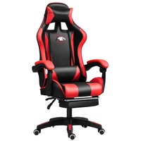 Chaise pivotante ergonomique au design moderne pour le bureau et la maison Chaise de jeu avec accoudoir réglable E-Sport et roulettes Style tournant
