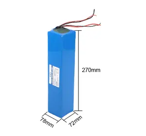 Paket baterai lithium ion 18650 3 S15 P 10.8V 39ah kustom untuk kendaraan listrik