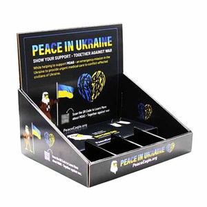 Paper Display box Promotional Cardboard Display stand cardboard counter PDQ display
