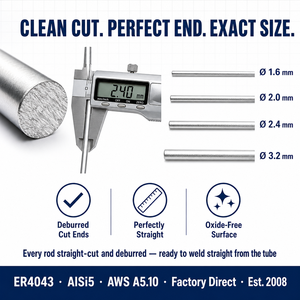 Aluminium-Schweißstab ER4043 3,2mm 2,4mm 2,0mm 1,6mm 7kg AWS 4043 Aluminium-TIG-Schweißdraht Aluminium-TIG-Stab Varilla Er4043 - Product Image 3