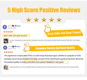 מותאם אישית אקריליק תיבת pmma מתנה תיבת תכשיטים אקרילית תיק תלוי מכסה אקריליק אקריליק קוסמטי עבור שעון תכשיטים - Product Image 5