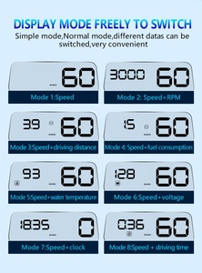 Gadget électronique automobile, projecteur HUD universel OBD2 de 5 pouces, C500, Wiiyii, affichage tête haute pour voiture - Product Image 6