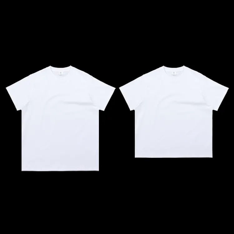 Qianzun Fabricant taille blanc t-shirt uni sport t-shirt de toutes tailles à manches courtes t-shirt court blanc