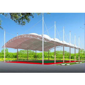 Estructura de Membrana, Estructura de Tela PVDF, Pistas de Pádel, Estadios Deportivos, Techo de Carpa - Product Image 1