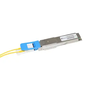 Transceptor Duplex CS qsfp28 dwdm 80km, módulo 100G DWDM PAM4 com EDFA e TDCM para interconexão de data center DCI