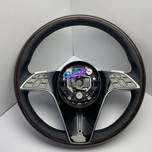 สำหรับ <span class=keywords><strong>Mercedes</strong></span>-Benz 2021 S500 <span class=keywords><strong>4MATIC</strong></span> S400d S-Class Maybach E-Class พวงมาลัยหุ้มหนัง - Product Image 1