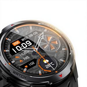 สมาร์ทวอทช์ IOS รุ่นใหม่ กันน้ำสำหรับกิจกรรมกลางแจ้ง พร้อมไฟฉาย แบตเตอรี่ 1100mAh นาฬิกาสปอร์ตพร้อมฟังก์ชั่นโทร ตัวเรือนโลหะผสม - Product Image 1