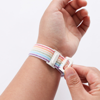 BEEFLYPOWER 2024 Neue Schnallenverschluss Atmungsaktive Nylon-Schlaufenbänder für Apple Watch Ultra 2 SE 11 10 9 8 7 6 5 Serie
