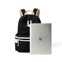 Sac à dos scolaire unisexe en toile personnalisé, très tendance, avec compartiment pour ordinateur, capacité 20-35L, pour jeunes filles et femmes, style mode