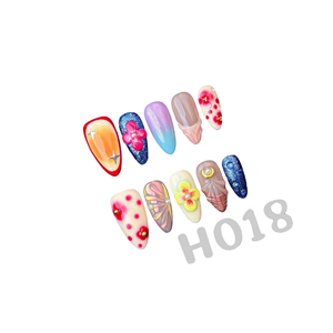 Nhiệm Vụ Nặng Nề Sang Trọng Vẽ Tay Báo Chí Trên Acrylic Móng Tay 500 + Móng Tay Nghệ Thuật Thiết Kế Chất Lượng Cao Vật Liệu Nhân Tạo - Product Image 5