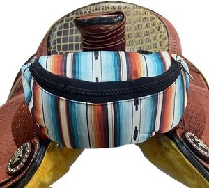 Échantillon gratuit Nouvelle selle en cuir souple de style western pour cheval |   Sacs de selle adaptés pour les promenades à cheval de plaisir - Product Image 1