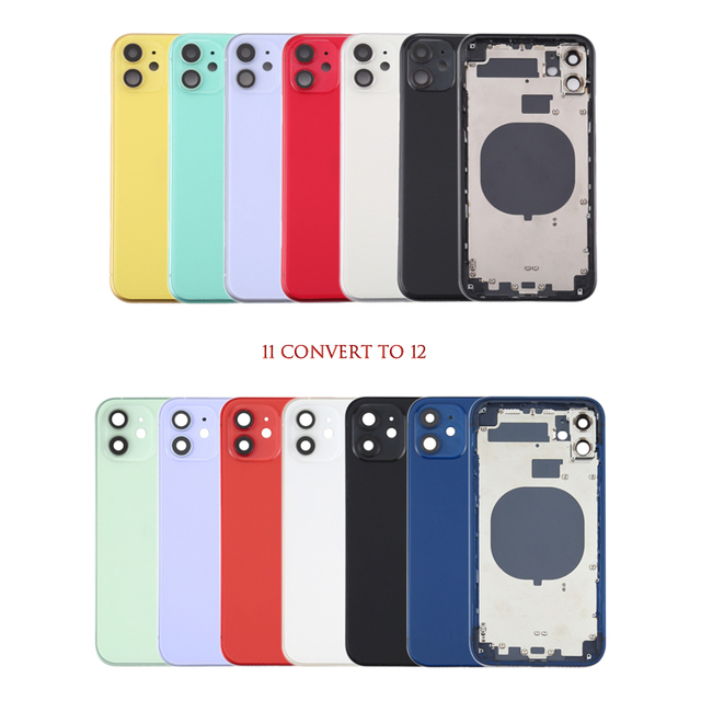 DIY Upgrade Battery Rear Chassis for iphone 11 Convert to 12 Housing Back Body