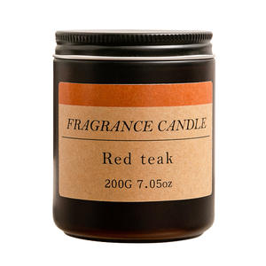 โถแก้วขี้ผึ้งถั่วเหลืองสำหรับตกแต่งบ้าน,ขวดโหลแก้วใส่เทียนหอมแต่งลายขี้ผึ้งถั่วเหลืองกำหนดได้เองสำหรับตกแต่งบ้าน - Product Image 1