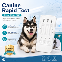 Kit de test rapide d'anticorps combinés ANA LYME EHR pour chiens, utilisation clinique sur sérum sanguin canin