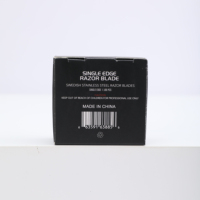 Pearl max vente en gros de lames de haute qualité logo personnalisé 100 pièces lame de rasoir de barbier à bord unique pour professionnel