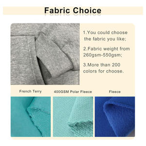 Sudadera con capucha de algodón con estampado de gran tamaño personalizado Simple moda callejera para adultos Unisex cómodo 100% algodón ecológico - Product Image 3