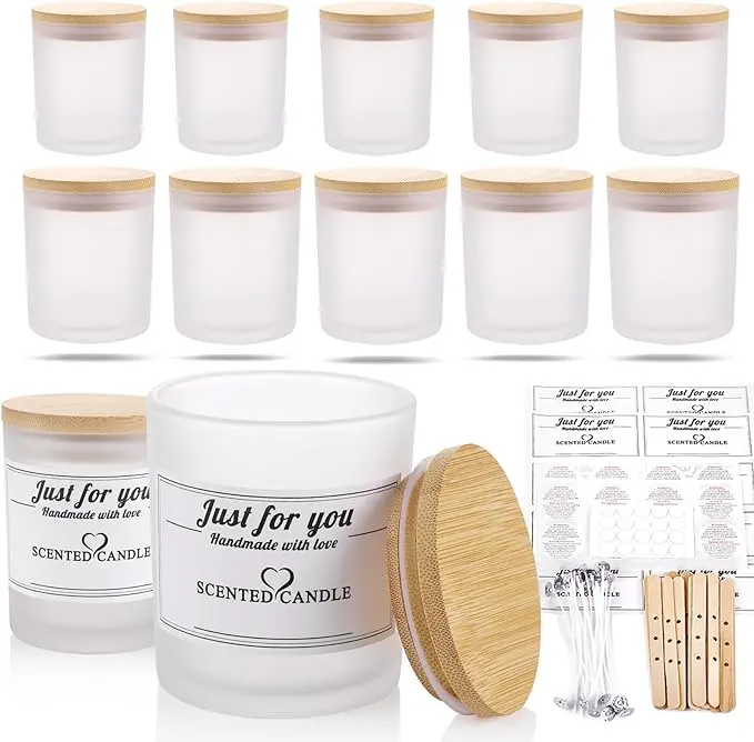 Bulk Candle Jar Containers for Making Candles - Dishwasher Safe