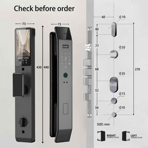 Tuya 3D <strong>Face</strong> &amp; Palm Vein <strong>Recognition</strong> Smart Lock Automatic Biometric Lock with <strong>Camera</strong> Fingerprint - Product Image 6