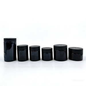 Factory Food Safe Thickened Purple Glass Stash Jars <b>Moisture</b> Proof Odor Proof Violet Glass Storage Can For Travel Use - Product Image 1