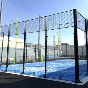 Gran <span class=keywords><strong>descuento</strong></span> Cancha <span class=keywords><strong>de</strong></span> tenis <span class=keywords><strong>de</strong></span> Pádel panorámica 20*10 M Tamaño Deportes al aire libre Cancha <span class=keywords><strong>de</strong></span> Pádel Certificación CE Cancha <span class=keywords><strong>de</strong></span> tenis <span class=keywords><strong>de</strong></span> pádel - Product Image 4