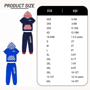 Ensemble de vêtements pour enfant, sweat-shirt et pantalon de jogging décontractés pour garçon, 2 pièces, vêtements de sport, tenue de survêtement pour enfants - Product Image 4