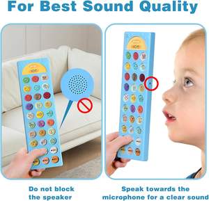 เครื่องช่วยพูดสำหรับผู้มีภาวะออทิสติก พร้อมปุ่มตั้งโปรแกรมได้ 6 ปุ่ม ปรับระดับเสียงได้ อุปกรณ์ AAC สำหรับการสื่อสารแบบไม่ใช้คำพูด สำหรับการบำบัดการพูด - Product Image 4