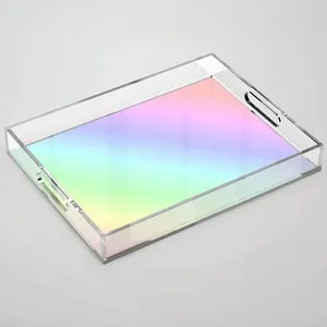 High Quality Pmma Cast Iridescent Sheet Ads Light Box Acrylic Rainbow Color Panel