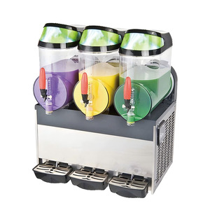 Commercial Frozen Beverage <b>Machine</b> 30L Single Double Triple Cylinder <b>Ice</b> Maker Granita Dispenser AS-Icecream140 Powerful & Quiet - Product Image 1