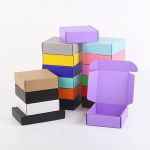 Custom logo Printing Corrugated Packaging Mailer <b>Box</b> Corrugated Shipping Boxes Cardboard Skincare Mailer Clothing <b>Packing</b> <b>Box</b> - Product Image 3