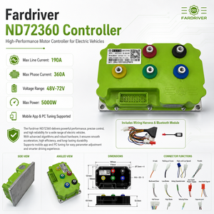 ตัวควบคุมมอเตอร์ไซค์แบบโปรแกรมได้อัจฉริยะ Fardriver ND72360  รองรับการใช้งานกับมอเตอร์คอนโทรลเลอร์ ผลิตภัณฑ์ Fardriver ND72360 F - Product Image 4