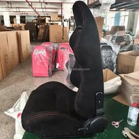 Support latéral universel en acier inoxydable chromé pour sièges baquets sport en fibre de carbone Bride Recaro OMP