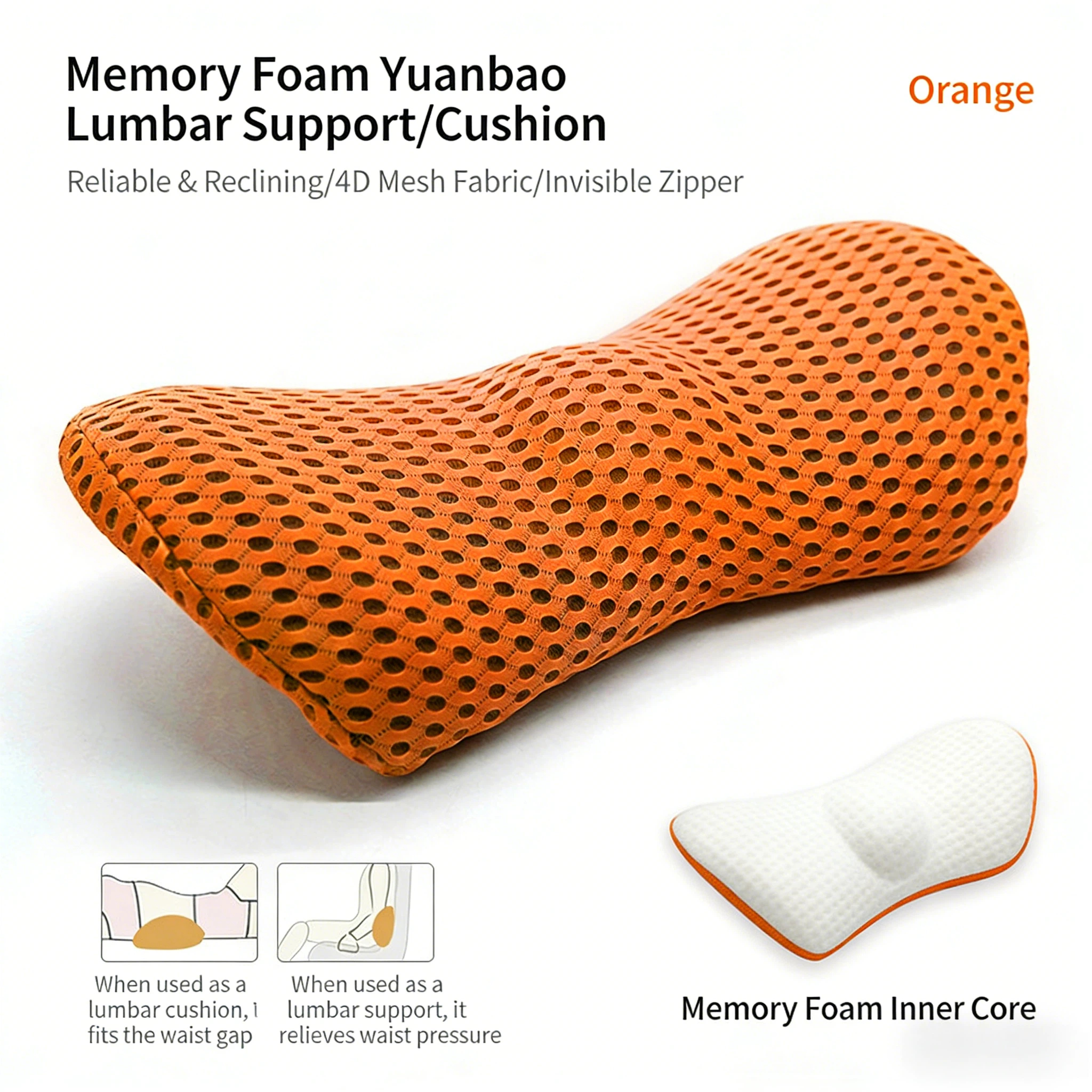 Maille 4D Orange
